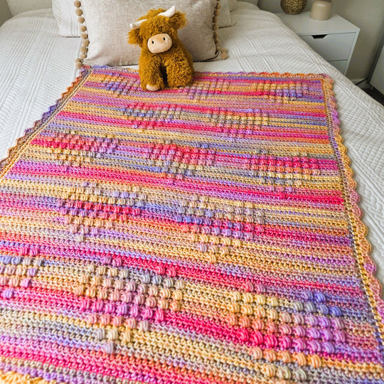 Hugs and Hearts - Baby Blanket