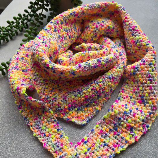 Candy Moss Stitch - Scarf
