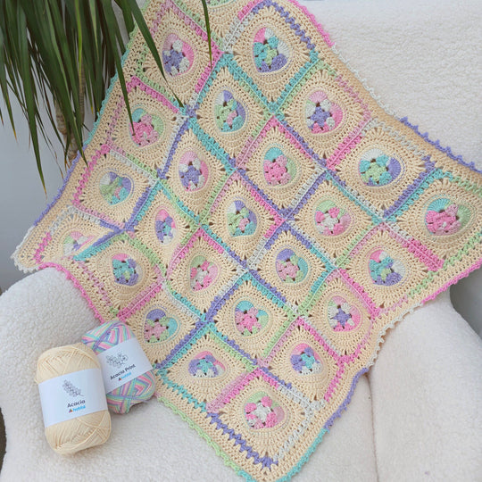 Blossom Hearts - Baby Blanket