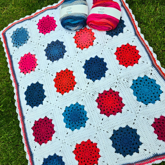 Poppys Baby Blanket Glitter