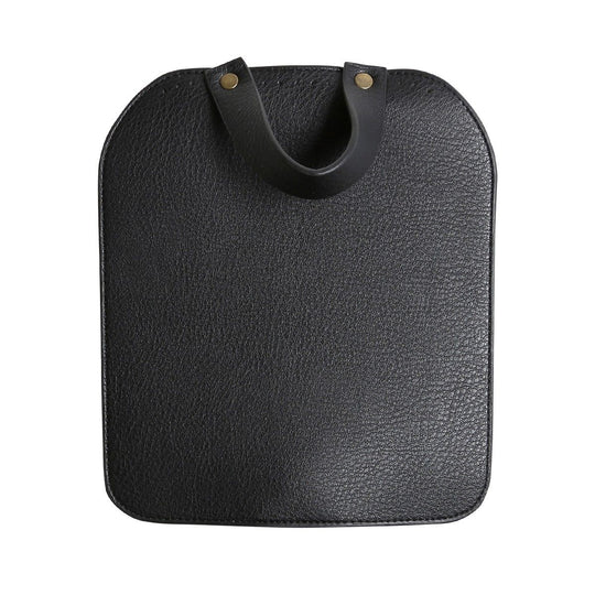 Bag Flap w/Magnetic Button - Black/Bronze - Go Handmade