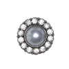 

Pearl Buttons w. Stones - Black - Multiple Sizes - Go Handmade
2