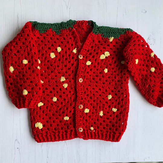 Strawberry - Children’s Cardigan
