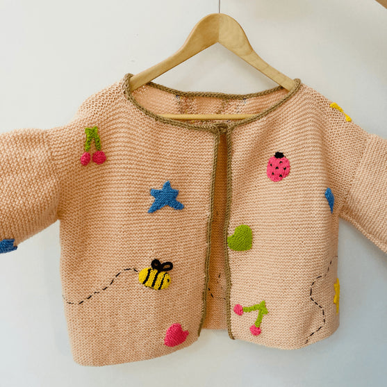 

Applique Jacket - Children’s Cardigan
2
