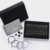 

Karbonz Interchangeable Circular Needle Set - KnitPro
1