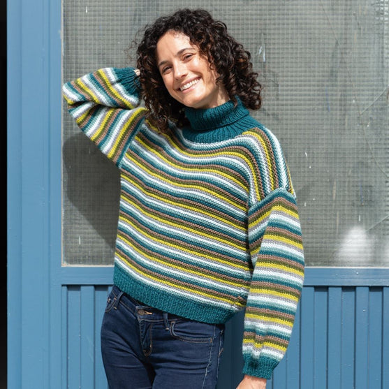 

8036-436 Striped Woman's Jumper
4