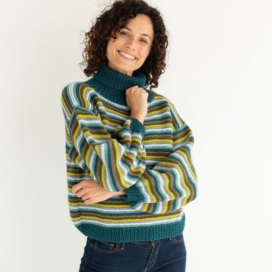 

8036-436 Striped Woman's Jumper
1