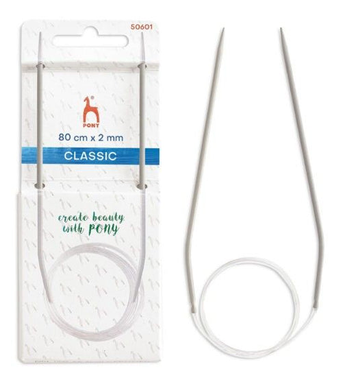 

Circular Needle Classic - 80 cm - Pony
6