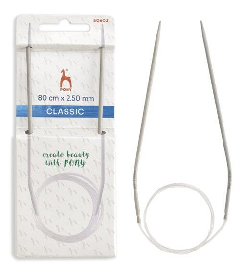 

Circular Needle Classic - 80 cm - Pony
7
