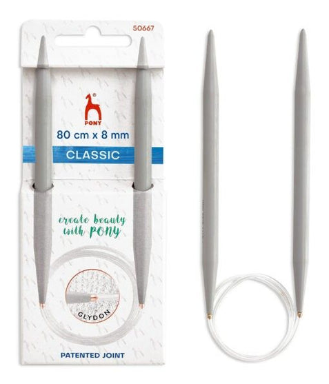 

Circular Needle Classic - 80 cm - Pony
18