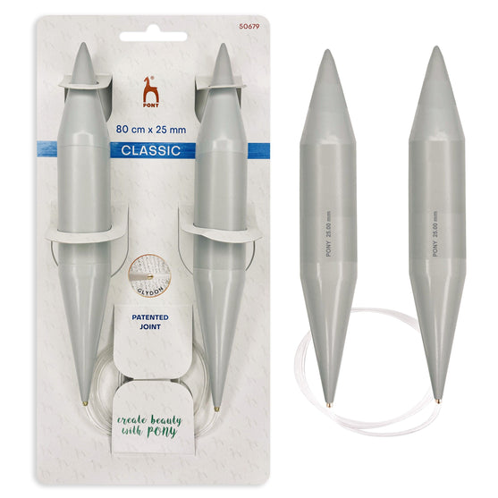 

Circular Needle Classic - 80 cm - Pony
9