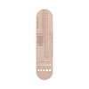

Sock Ruler with Needle Gauge - Villy Jensen
1