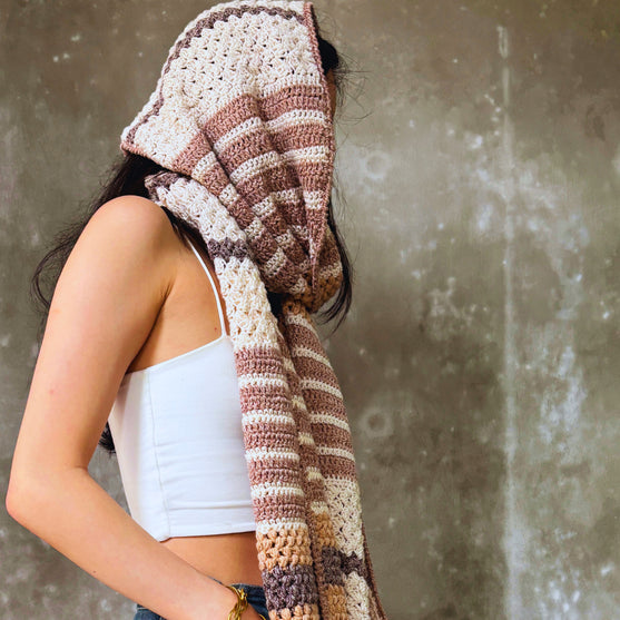 

The Driftwood - Long Textured Scarf and Wrap
5