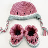 

Wintermelons - Baby Beanie and Booties
1