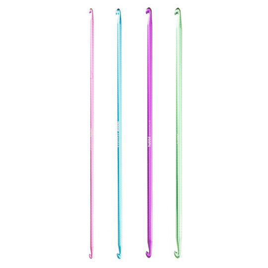 Alu Double Ended Tunisian Crochet Hook Set - 28 cm - Hobbii