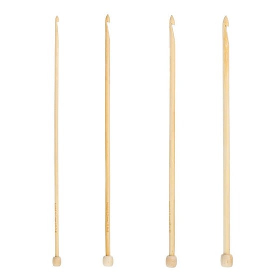 

Bamboo Tunisian Crochet Hook Set - 25 cm (9.8 in) - Hobbii
1
