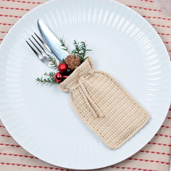 

Christmas Cutlery Pouch
1