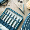 

Betula Interchangeable Circular Needle Set Deluxe - Cerulean - Hobbii
10