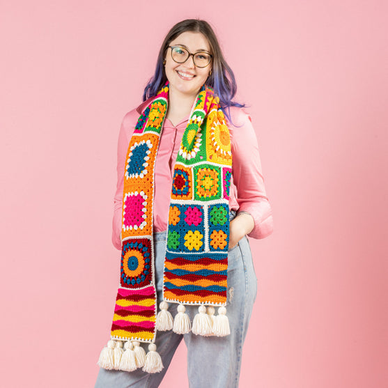 

Happy Squares - Scarf
2