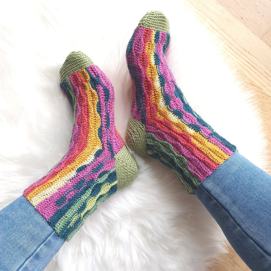 

Coastal Wave Socks
1
