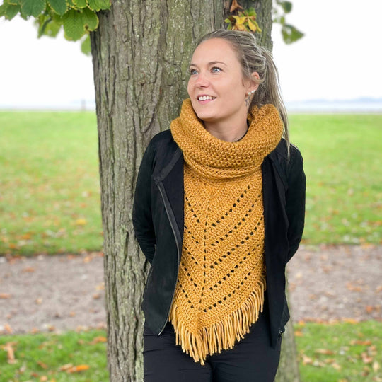 Diva - Shawl with collar