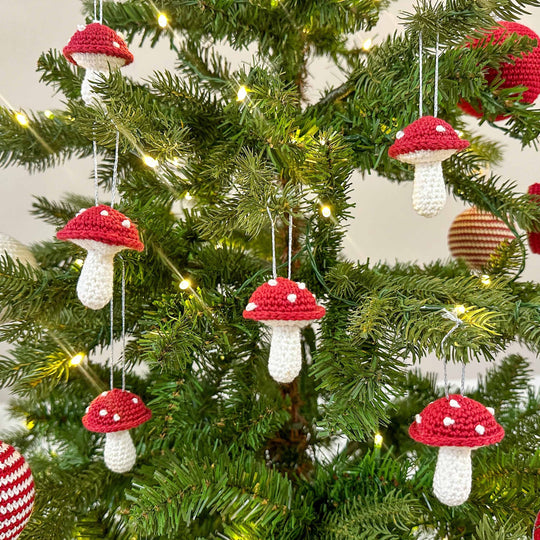 Topling Mushroom - Christmas decoration