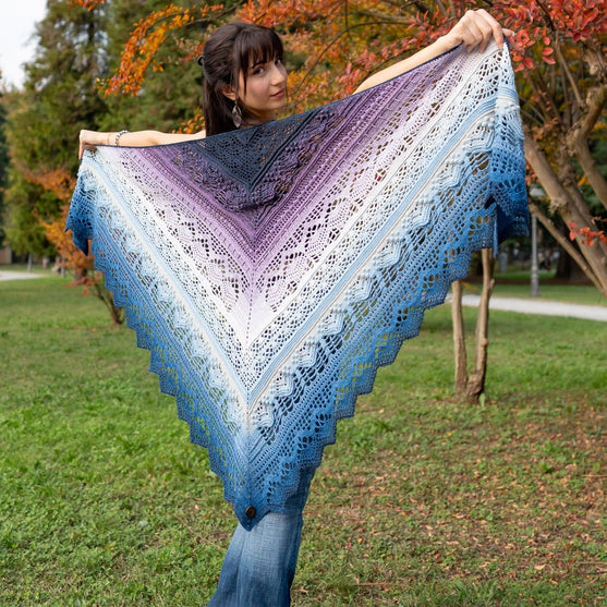 

Frozen Iris - Shawl
1