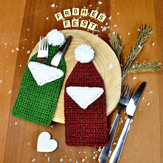 Christmas Gnome - Cutlery Bag