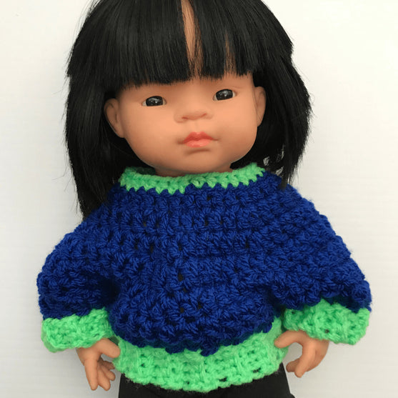 

Miniland Doll Sweater - Crochet
1