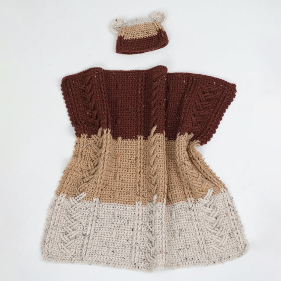 

Happy Bear - Baby Blanket and Beanie
2