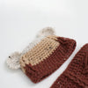 

Happy Bear - Baby Blanket and Beanie
5