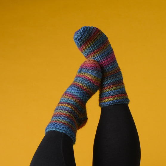 

Glomma - Crocheted Socks
2