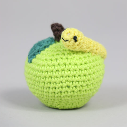 Apple with Worm