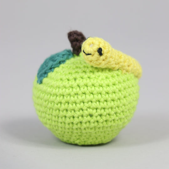 Apple with Worm