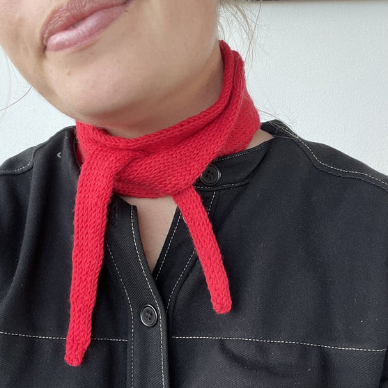 

Easy Double Knitted Scarf
2