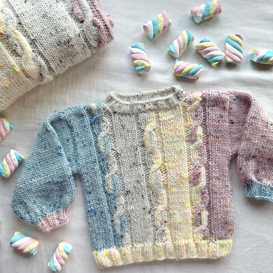 Marshmallow Swirls - Children’s Sweater
