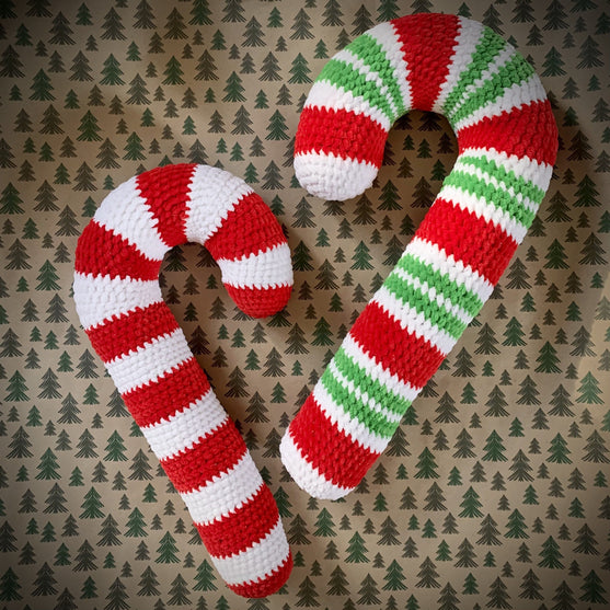 

XL Candy Cane - Pillow Plushie
3