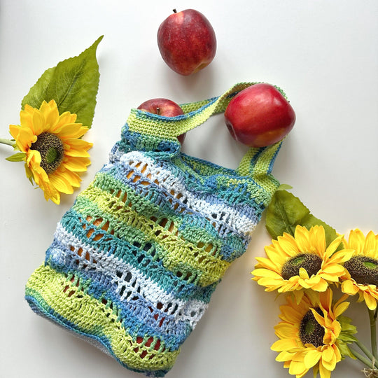 Delicate Waves - Market Bag