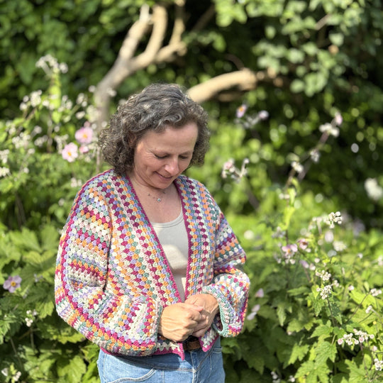 Oh So Colorful Granny - Cardigan
