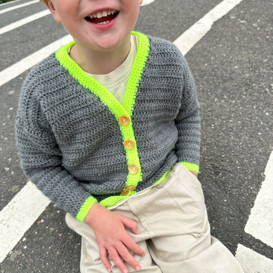 Contrast Cardi - Children&#39;s cardigan