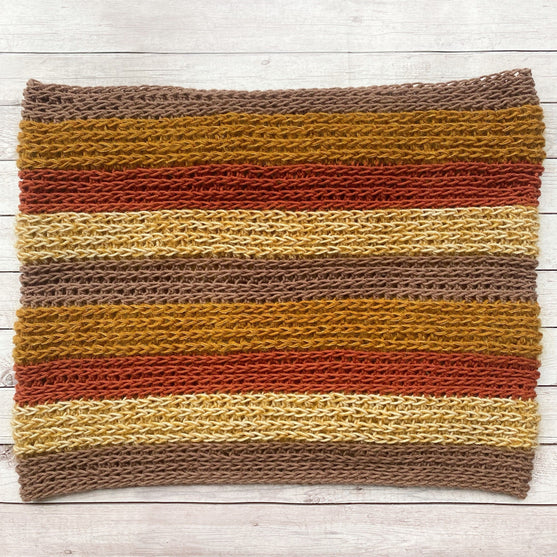 

Faux Knit - Crochet Cowl
2