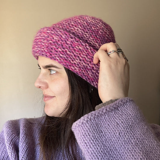 Ultra Easy Garter Stitch Beanie