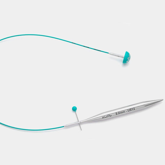 

Swivel Cable  - Teal - KnitPro
2