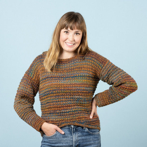 

Nanna - Sweater with relief pattern
1