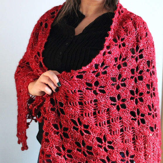 

Summer Garden Wrap - Shawl
1