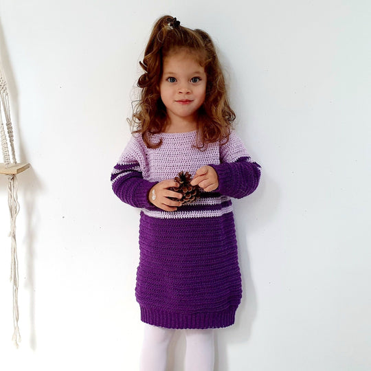 Lilac Sweater - Dress