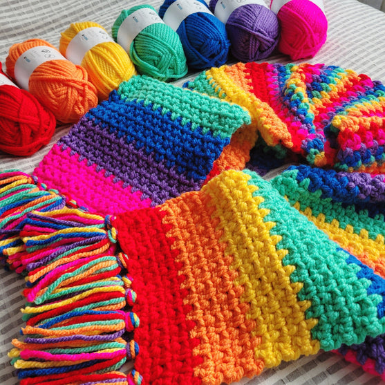 

Chunky Rainbow - Scarf
6