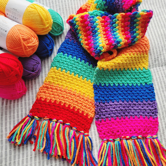 Chunky Rainbow - Scarf