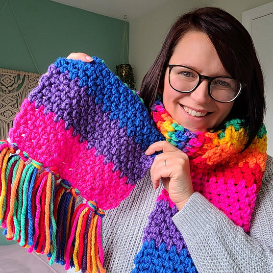 

Chunky Rainbow - Scarf
5