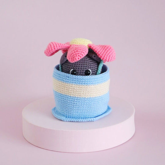 Pot Pet Kitty - Amigurumi